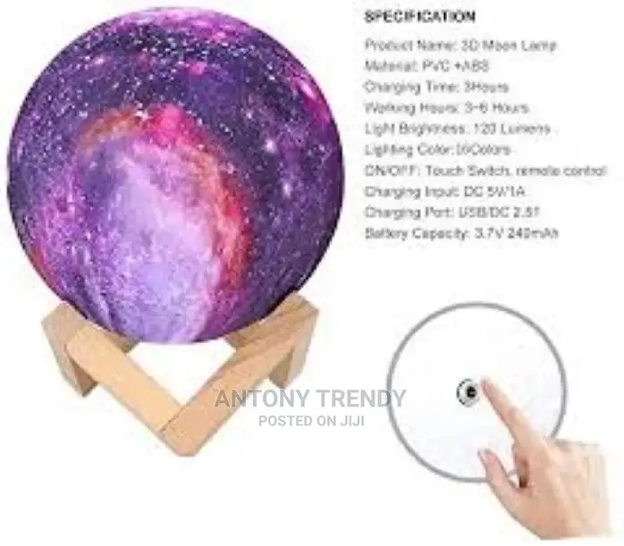 16 Colors LED Night Light With Stand/Timing Setting, Kids Mo