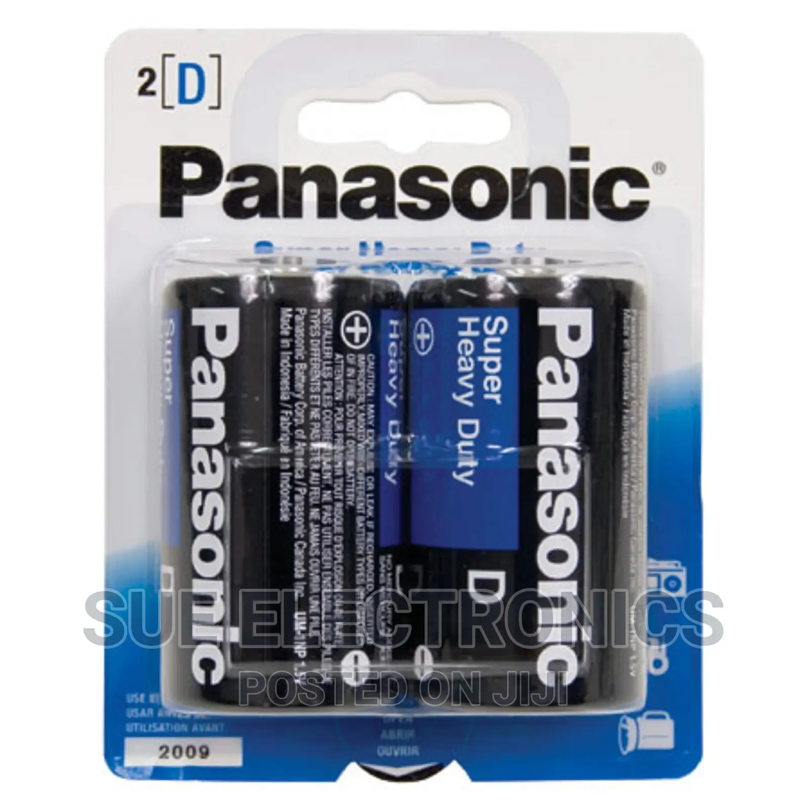 Heavy-Duty "D" Batteries - Panasonic (2pack)