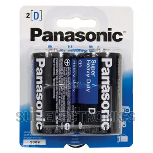 Heavy-Duty "D" Batteries - Panasonic (2pack)