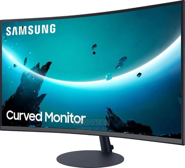 Samsung 27" Curved Monitor, Black Color, Hdmi Vga,