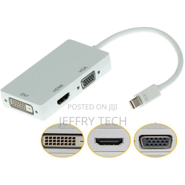 Mini Display Port/Dp to VGA/HDMI/DVI Adapter for Macbook Pro - thumbnail 2