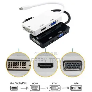 Mini Display Port/Dp to VGA/HDMI/DVI Adapter for Macbook Pro