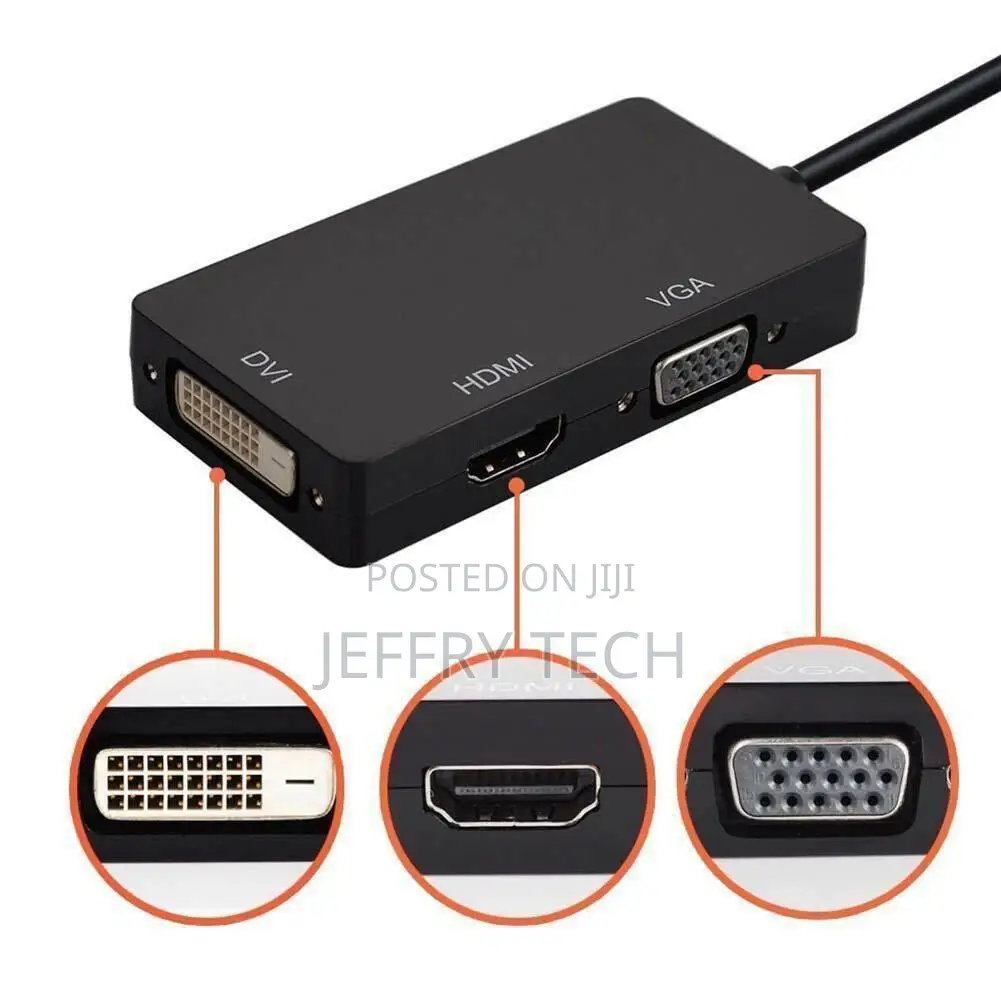 Mini Display Port/Dp to VGA/HDMI/DVI Adapter for Macbook Pro