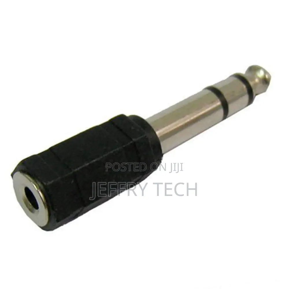6.35mm 1/4" Inch Stereo Male Plug To 3.5mm Female Socket Min