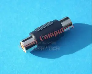 Single RCA AV Audio Video Coupler Female to Female Connector