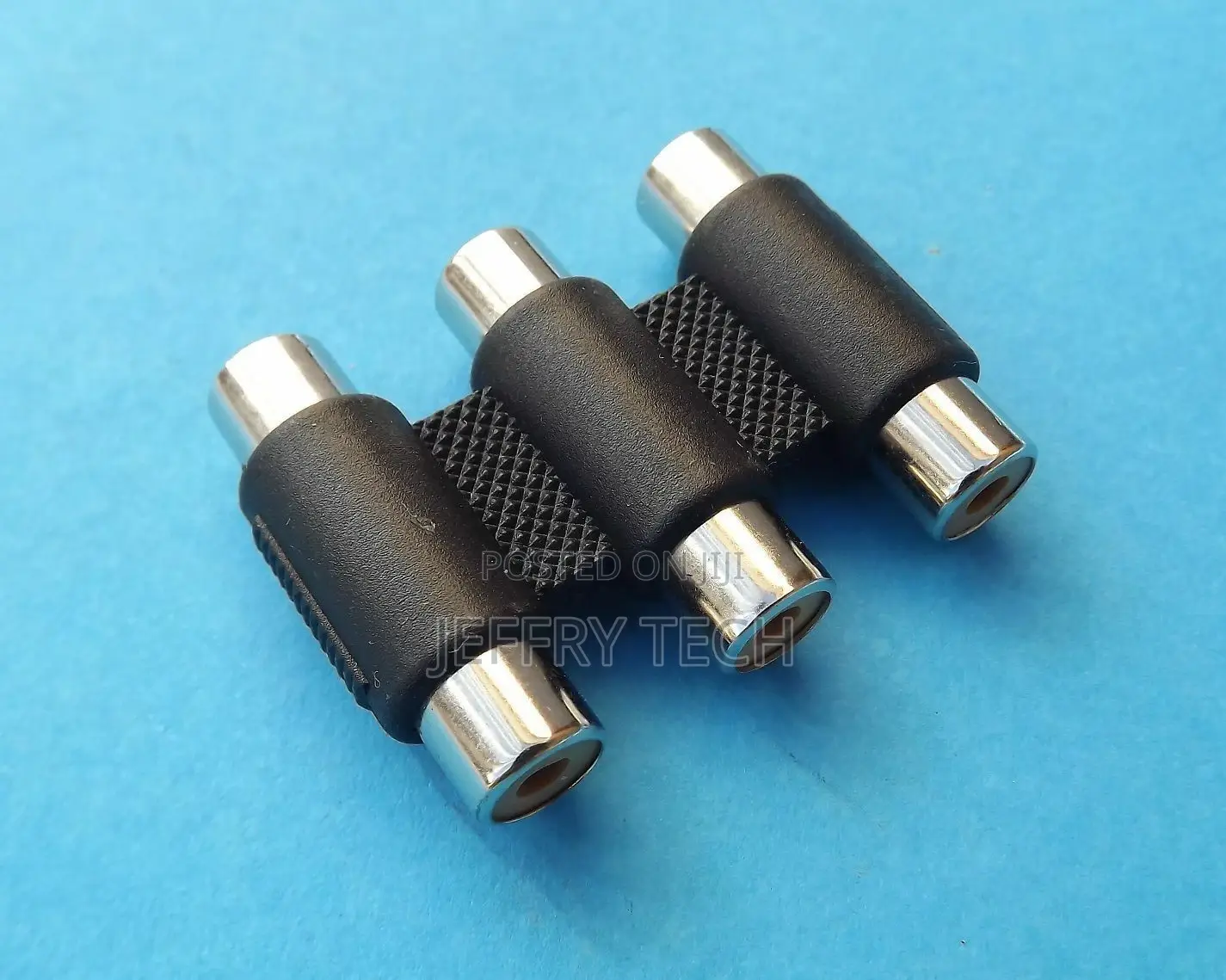 3RCA AV Audio Video Coupler Female to Female Connector Adapt