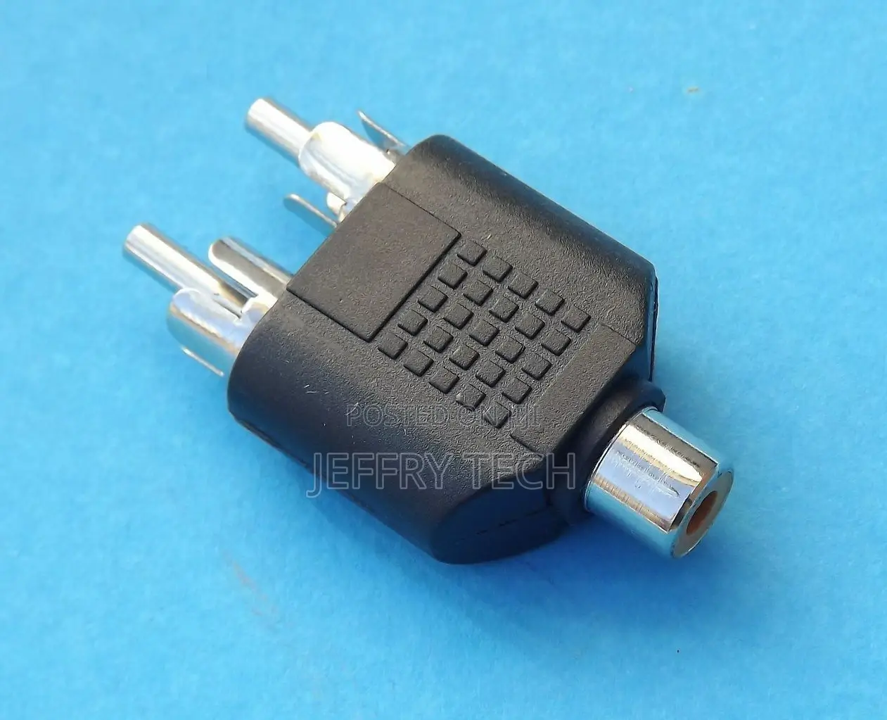 RCA Female to 2 RCA Male Splitter AV Audio Stereo Adapter Sp