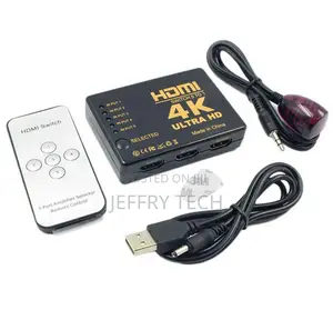 5 Way 4K Ultra HD HDMI Switch Splitter HDTV Auto 5 Port IN 1