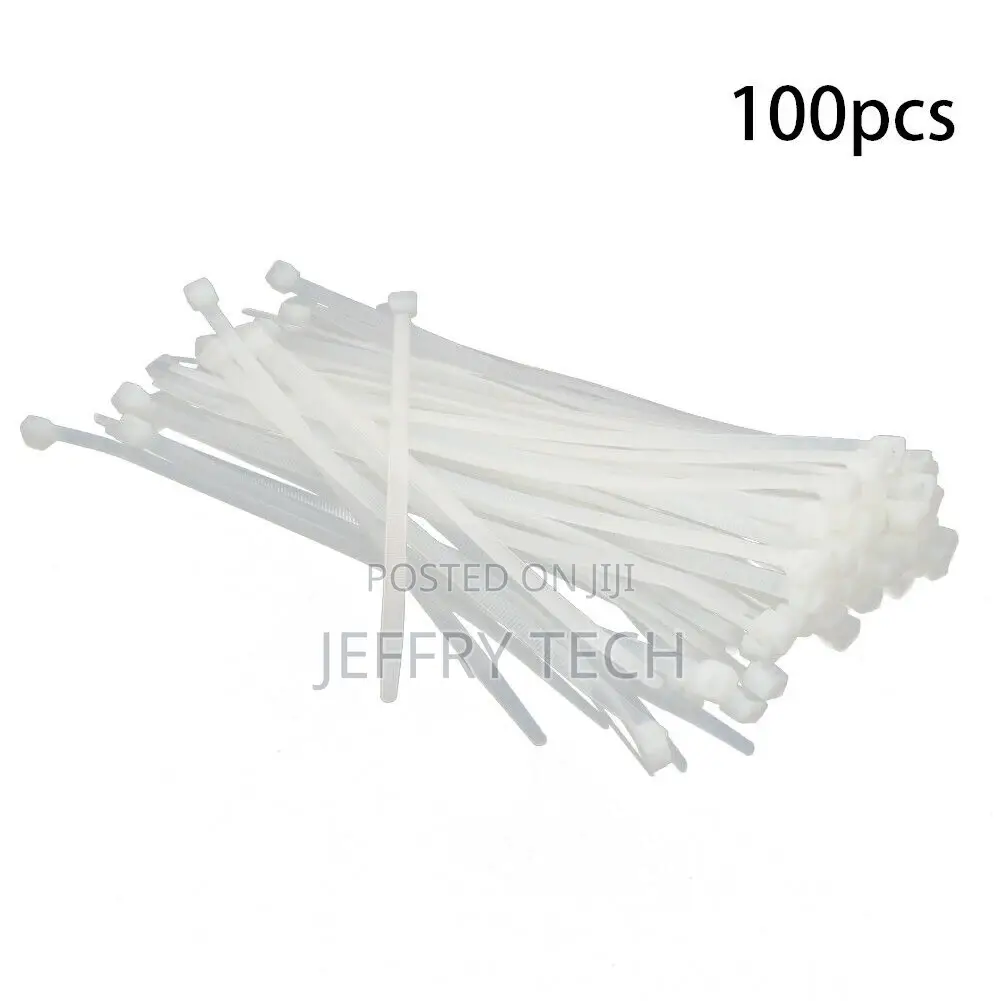 200x4.8mm Cable Ties Self Lock Zip Wire Fasten Wrap Organize