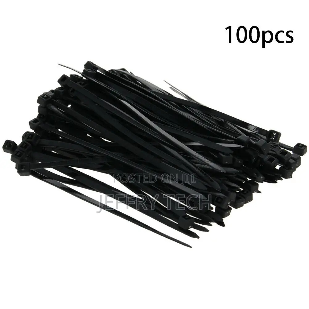 100pcs 100mm Width Cable Ties Zip Wire Fasten Wrap Self Lock