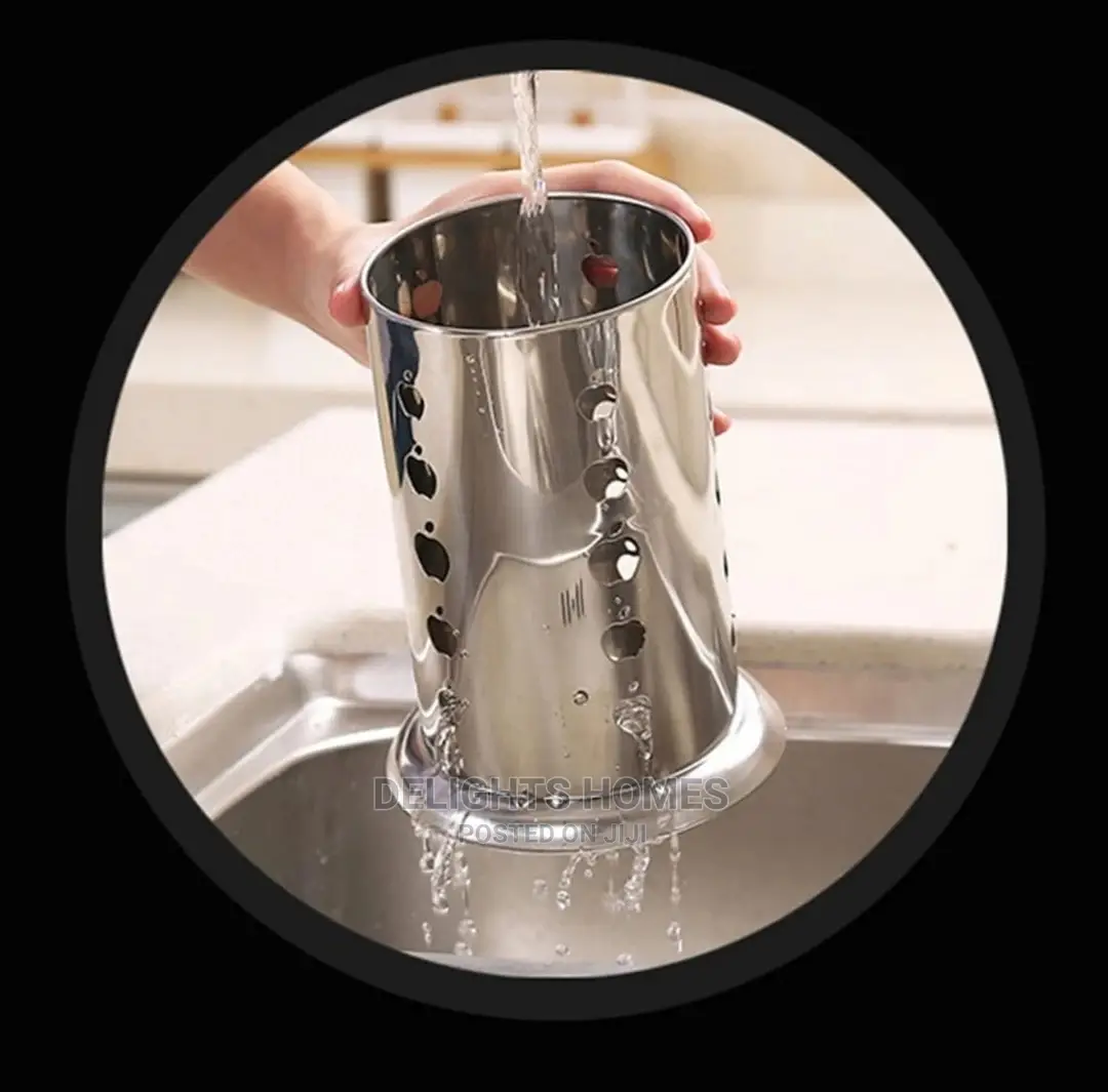*Stainless Steel Spoon Holder