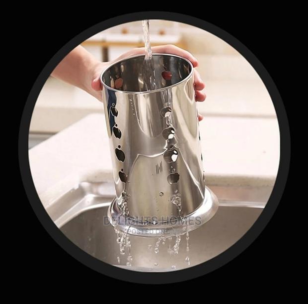 *Stainless Steel Spoon Holder