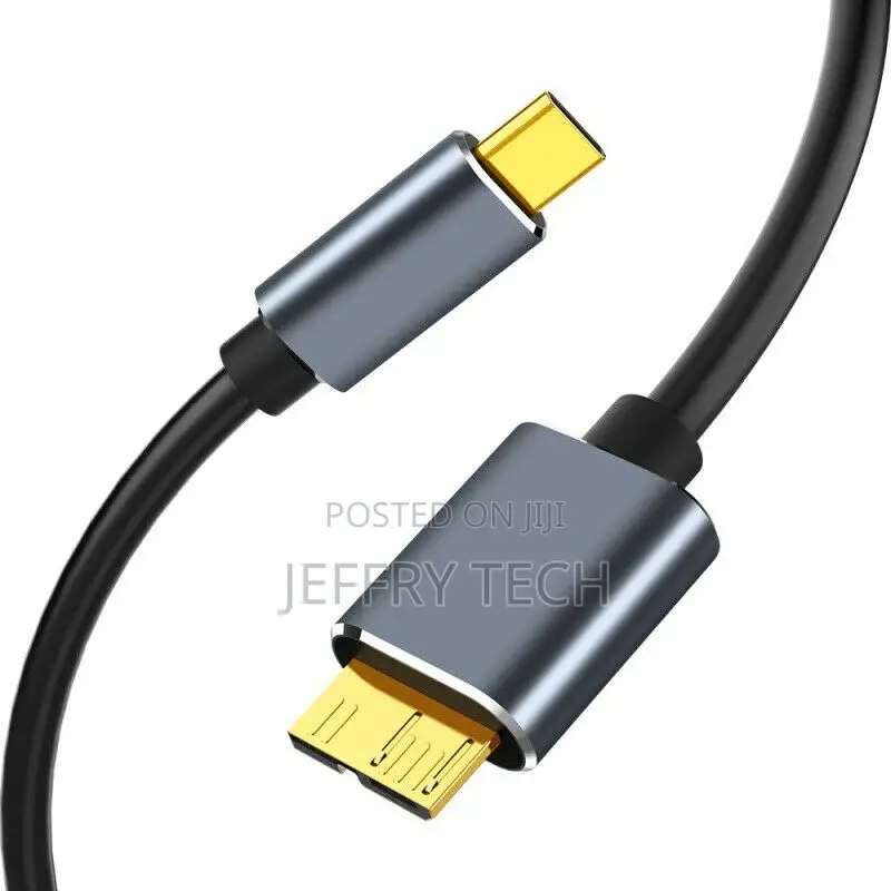 Type-C to USB 3.0 Micro B Cable Connector 5gbps External Har