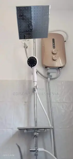 Milano Shower With Pump Tankless Water Heater Instant Shower