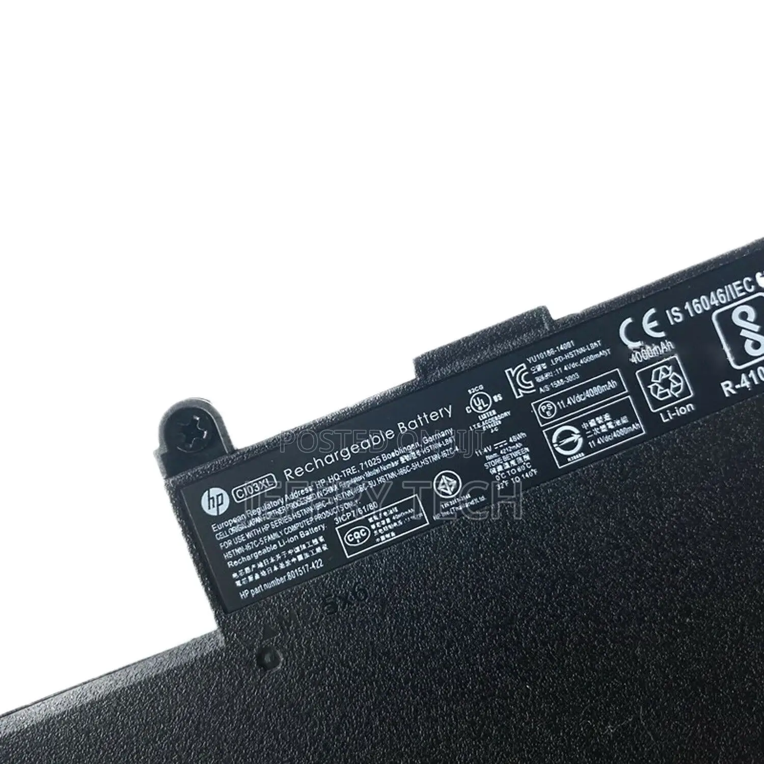 CI03XL Battery for HP Probook 640 645 650 655 G2 801554-001