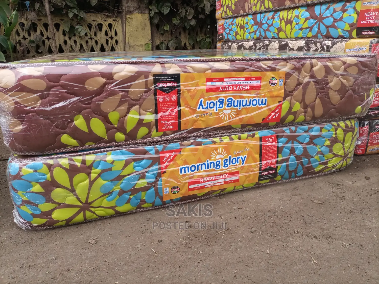 Multi-Colored Morning Glory Mattresses. HD Quilted 8" Thick.