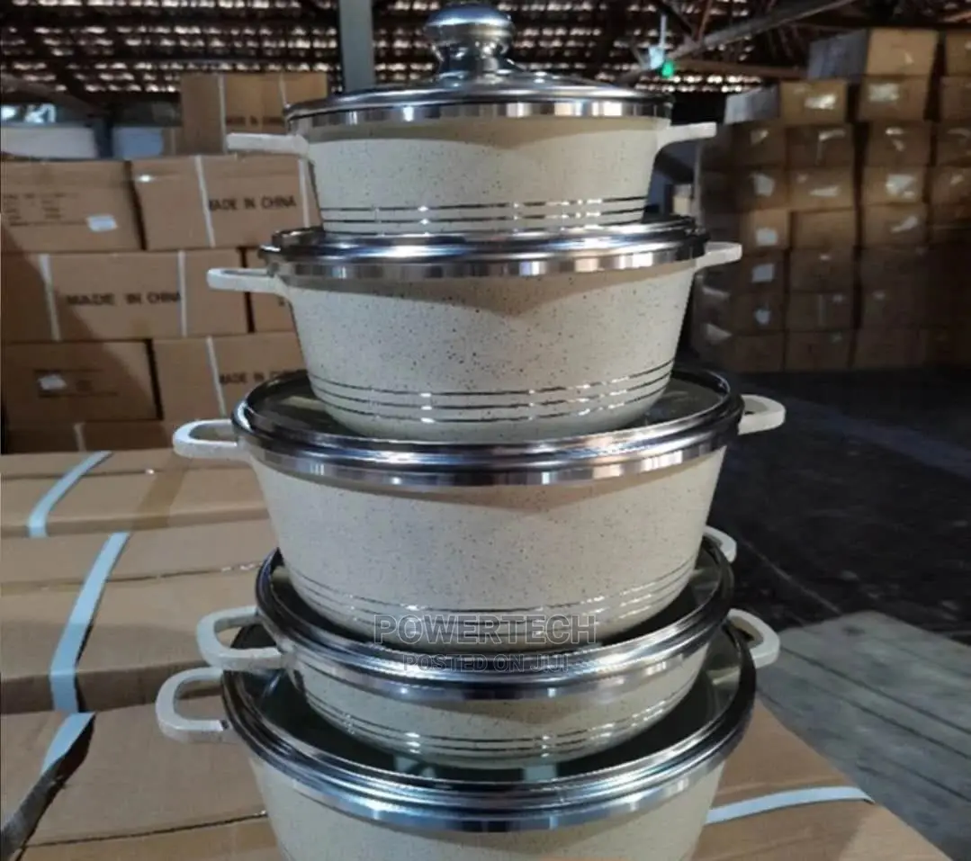 10 Pieces Granite Cookware Set