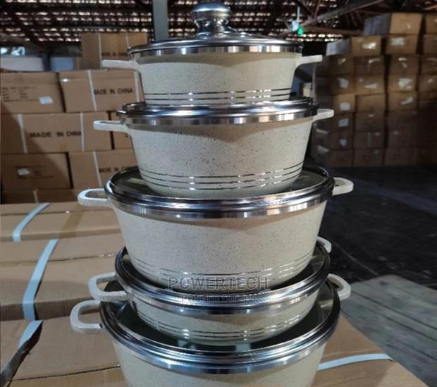 10 Pieces Granite Cookware Set