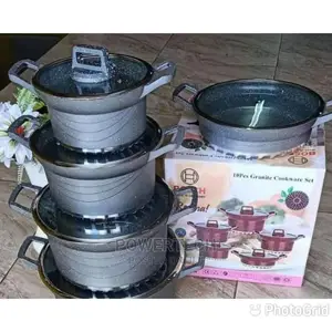 10 Pieces Granite Cookware Set