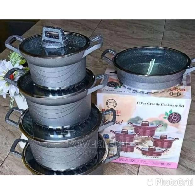 10 Pieces Granite Cookware Set - thumbnail 2