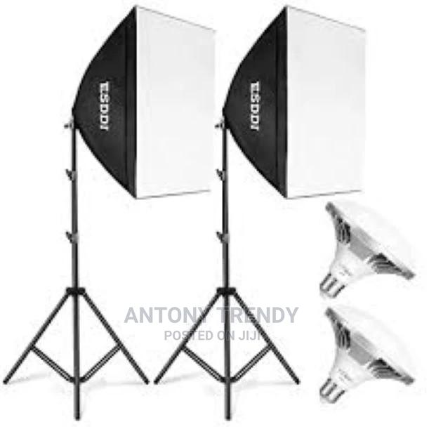 50*70cm Photography Softbox Kit Cube Umbrella Lighting Softb