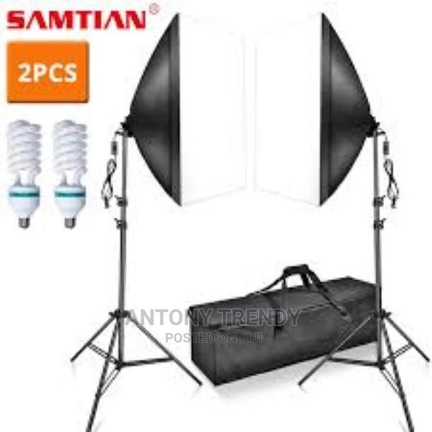 E27 50x70cm Softbox With Lamp Holder Socket and Soft Cloth D - main view