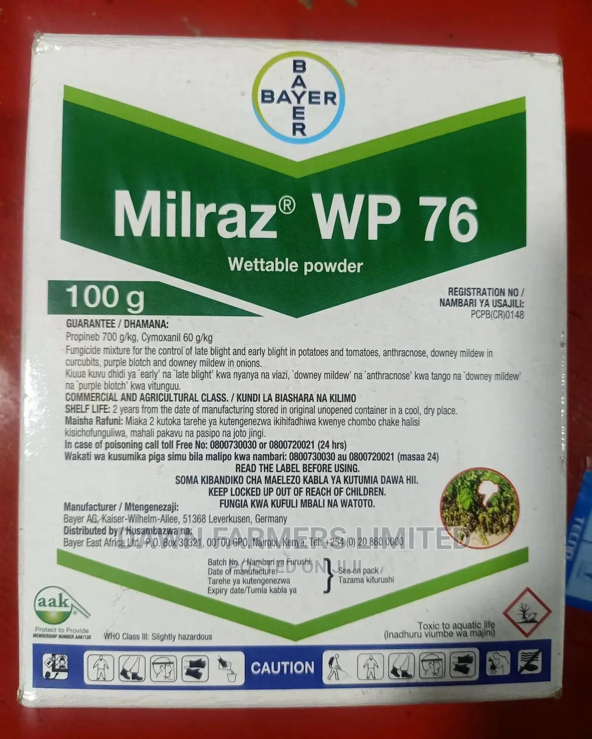 Milraz Wp 76 500gms