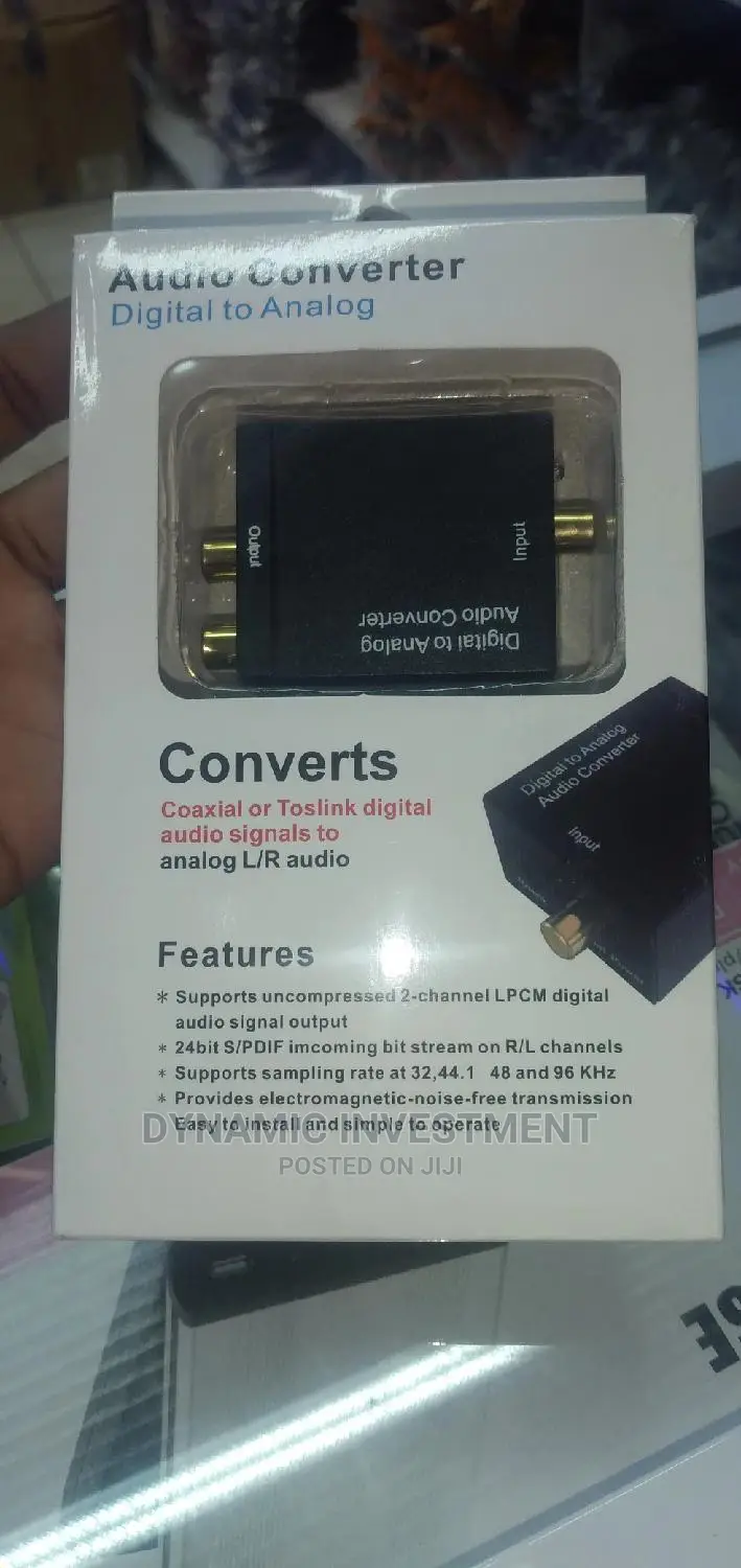 Optical to Rca Converter( Digital to Audio Converter)