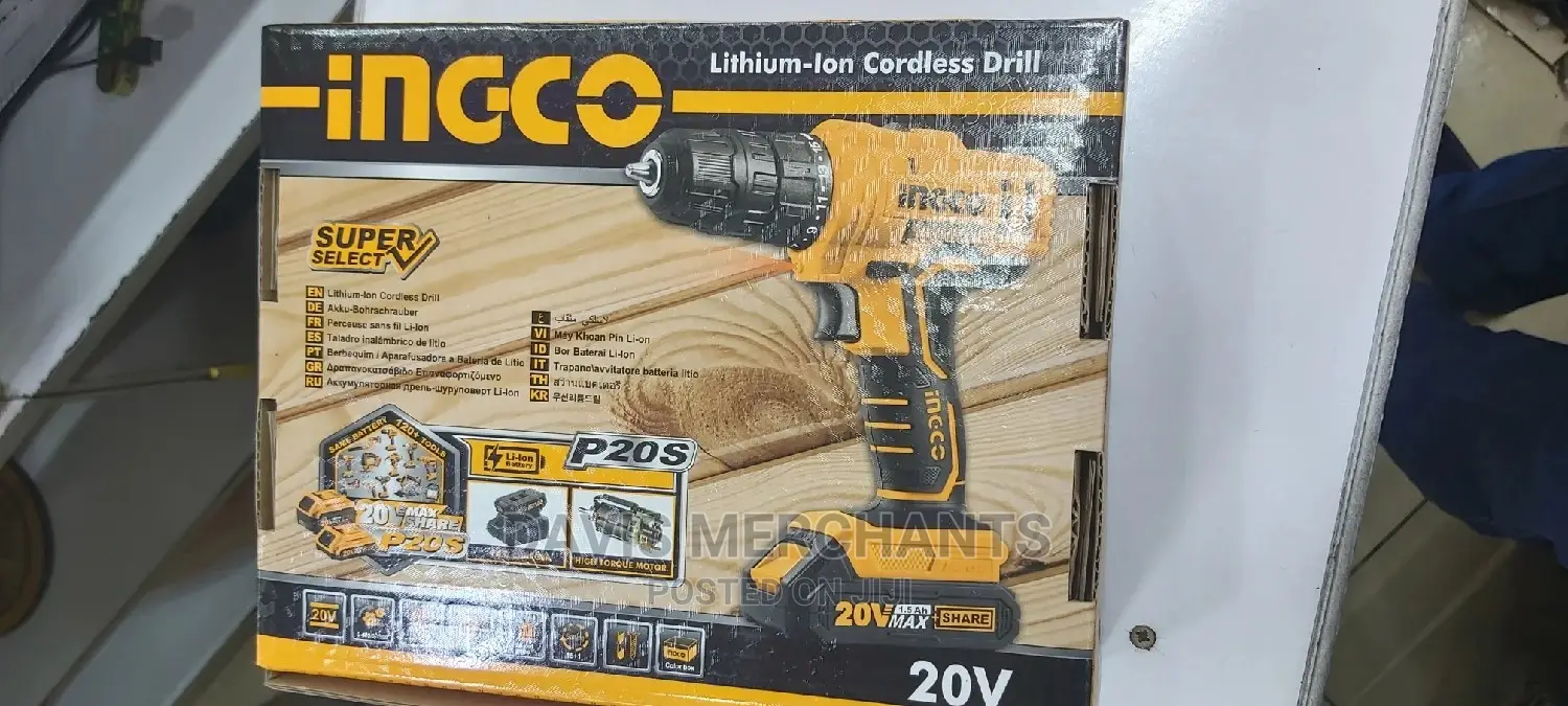 Ingco Cordless 20 v Drill J