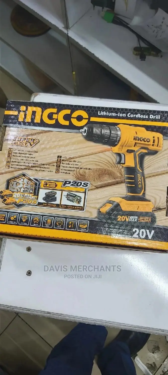 Ingco Cordless 20 v Drill J