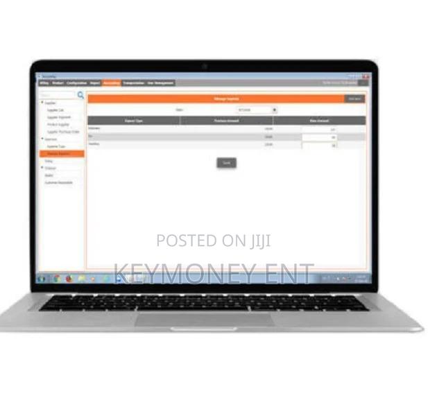 Mobile Electronic Shop Billing Software - main view