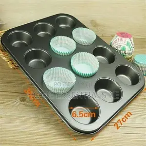 12 Cupcake Baking Tray