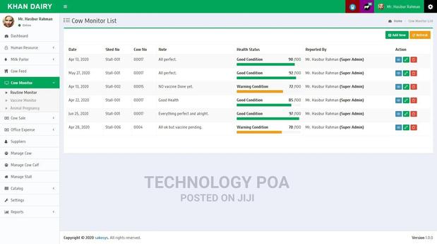 Dairy Farm Management System - thumbnail 3