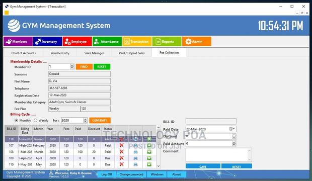 Gym Management System - thumbnail 9