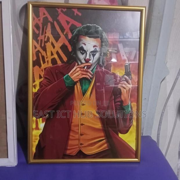 Joker Frames in A3 Gold Frame - main view