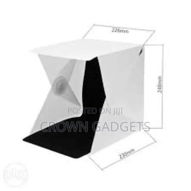 Photo Studio Box With LED Light 20cm by 20cm - main view