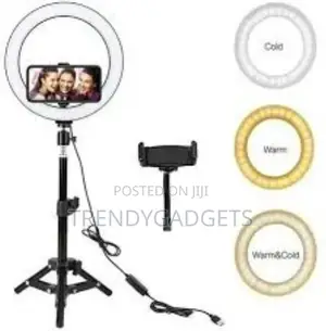 3 Color 15 Table Top Ring Light 10 Inch