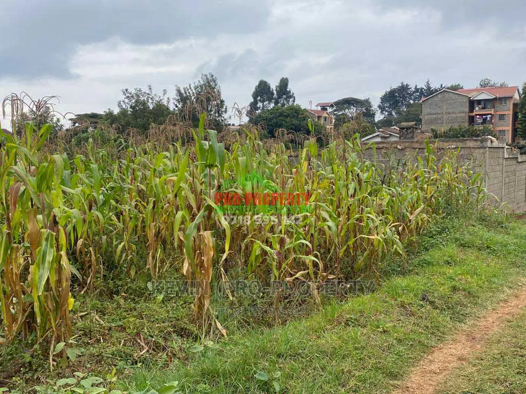 Prime Commercial Plot for Sale Along Waiyaki Way.