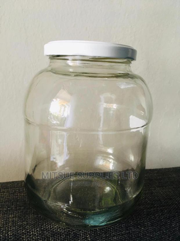A Box of 30 Pieces of 1415ML Glass Jars With Airtight Lids