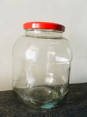 A Box of 30 Pieces of 1415ml Glass Jars With Airtight Lids