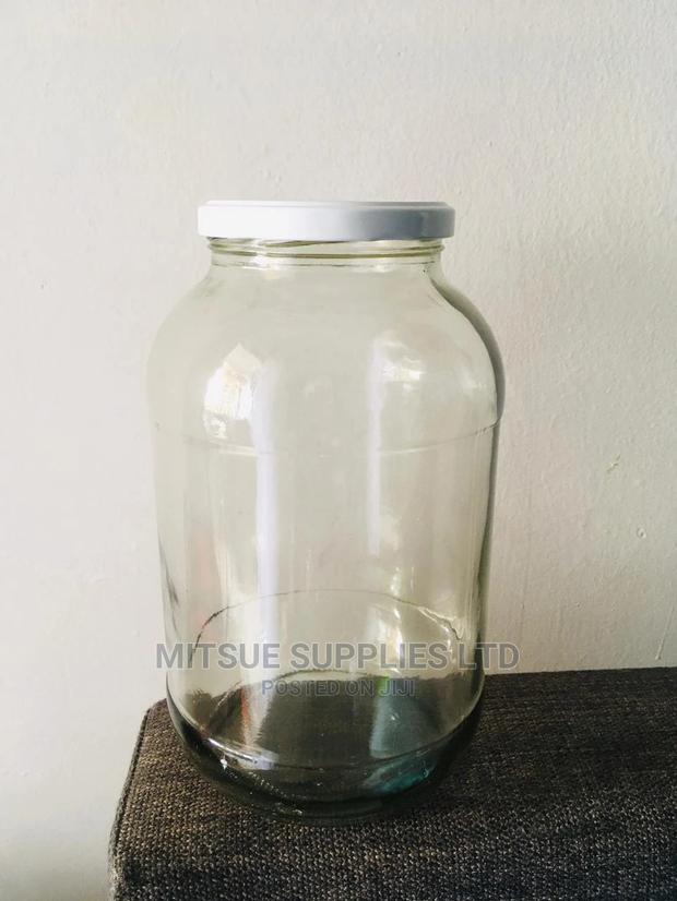 A Box of 30 Glass Jars 2000ML With Airtight Lids - main view