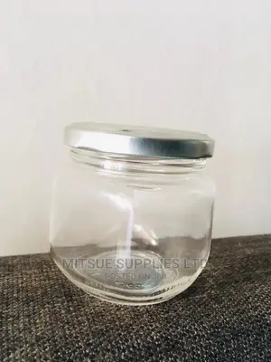 A Box of 72 Glass Jar 207ml With Airtight Lids