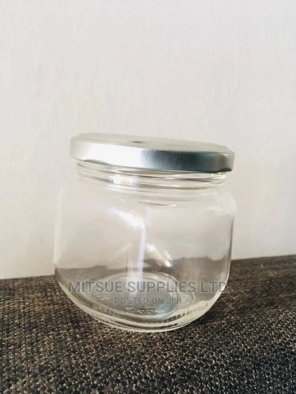 A Box of 72 Glass Jar 207ml With Airtight Lids