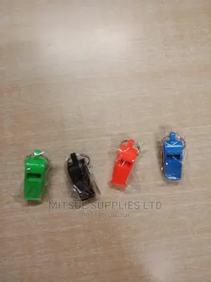 A Pack 12 Plastic Whistle Multicolor Avone/Acme