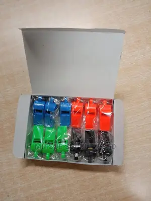 A Pack 12 Plastic Whistle Multicolor Avone/Acme