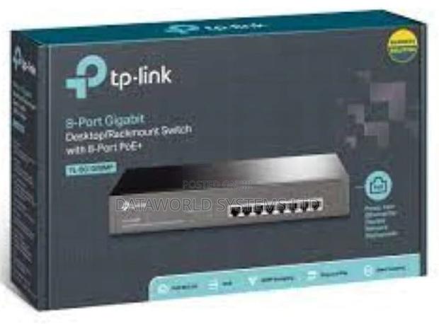 Tp-Link Tl-Sg1008mp 8-Port Gigabit Desktop/Rackmount Switch - main view