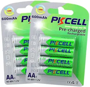 Rechargeable AA Battery Pkcell 4pack
