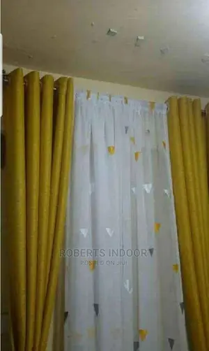 Mustard Yellow Elegant Curtains