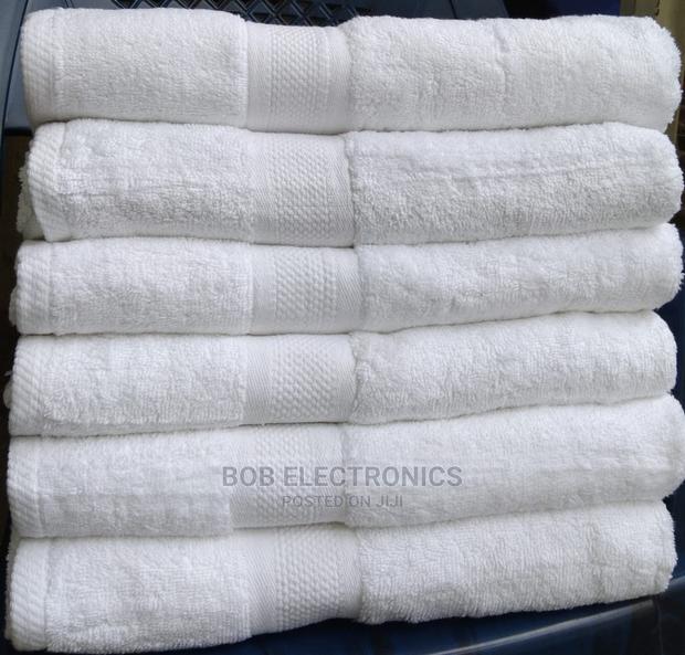 White Cotton Towels.