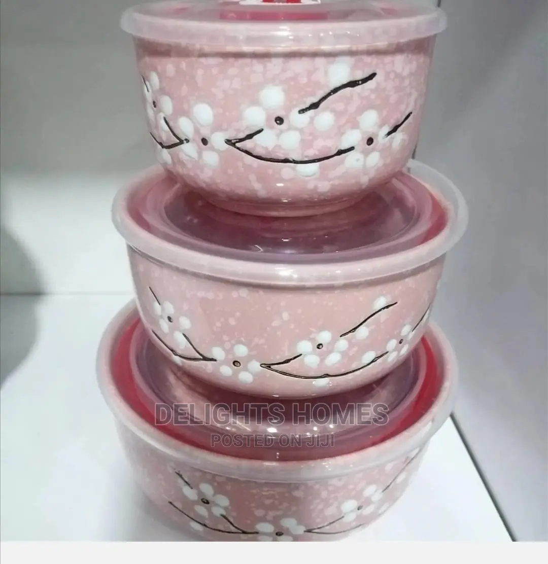 3pcs Set of Ceramic Bowls